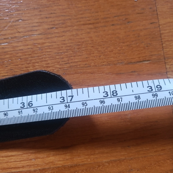 Tweed+💯%Cow Leather Solid Brass Buckle retro belt - Picture 11 of 13